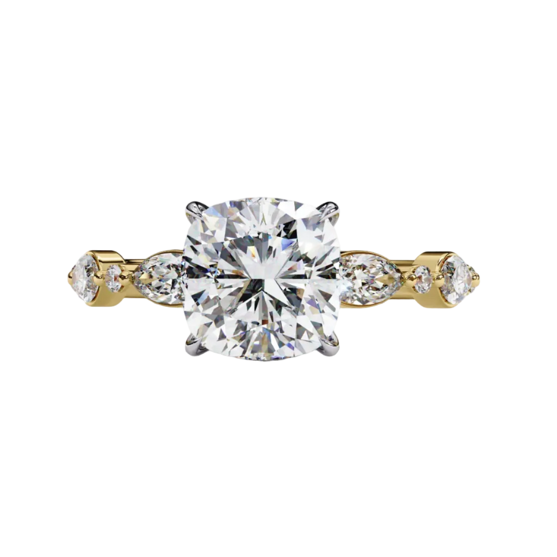 Cushion Diamond Valencia Ring