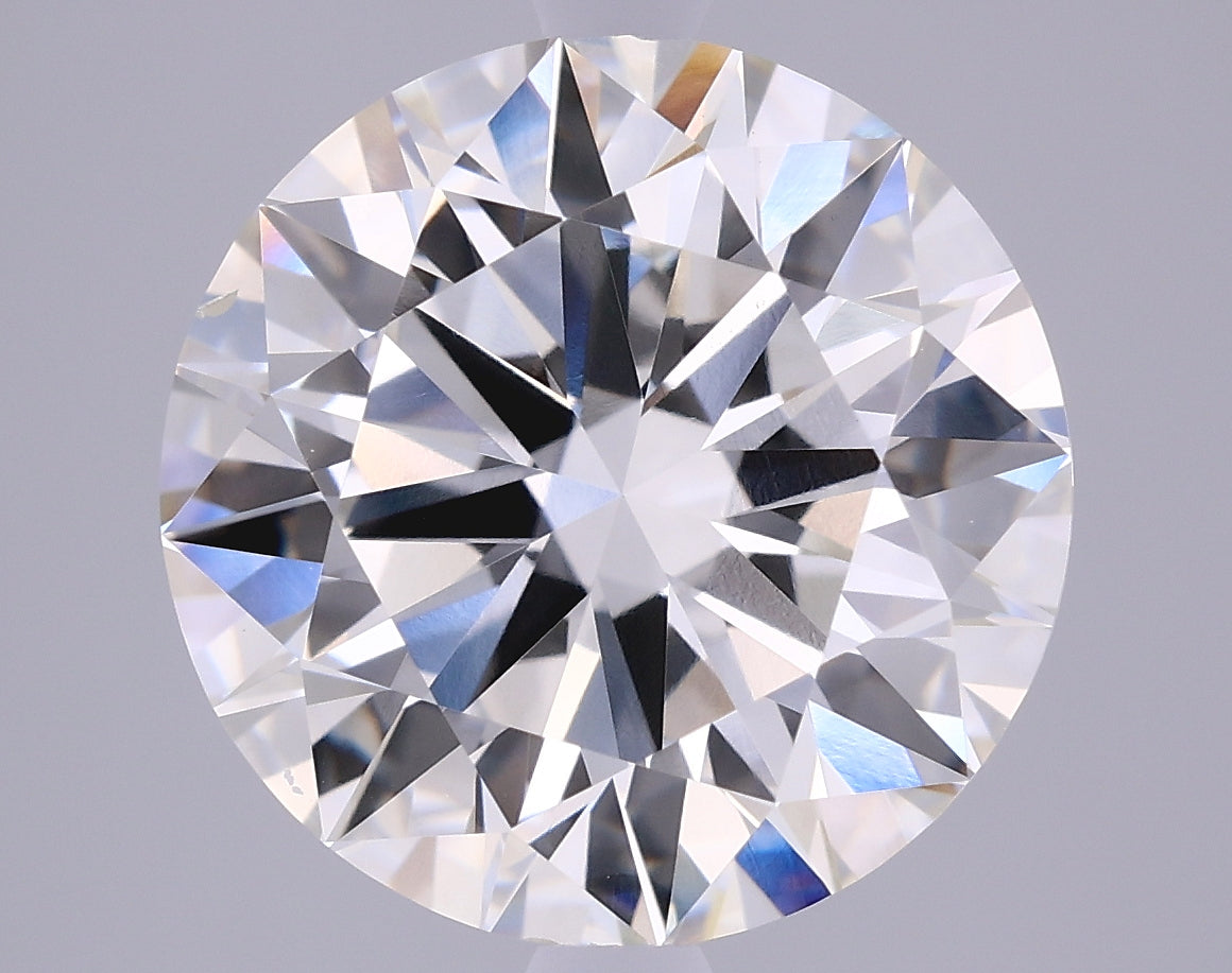 4.03ct Round F VS2 Lab-Grown Diamond