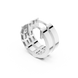 Emerald cut diamond hoop earrings for women