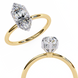 Marquise Diamond Hidden Halo Solitaire Ring