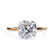 Classic Cushion Cut Hidden Halo Ring