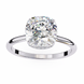 Classic Cushion Cut Hidden Halo Ring