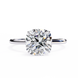 Classic Cushion Cut Hidden Halo Ring