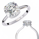 Classic Cushion Cut Hidden Halo Ring