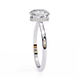 Classic Cushion Cut Hidden Halo Ring
