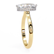 Marquise Hidden Halo Diamond Ring