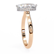 Marquise Hidden Halo Diamond Ring