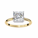 Princess Hidden Halo Diamond Ring