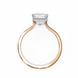 Princess Hidden Halo Diamond Ring