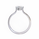Pear Hidden Halo Diamond Ring