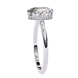 Oval Hidden Halo Diamond Ring