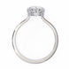 Oval Hidden Halo Diamond Ring