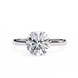 Round Hidden Halo Diamond Ring