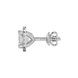 Asscher cut halo gemstone stud earrings in gold featuring 5.00 MM center gemstones surrounded by sparkling round diamond halos