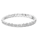 Diamond bracelet on a white background