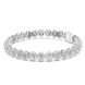 Diamond bracelet on a white background