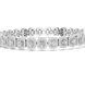 Diamond bracelet on a white background
