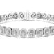 Diamond bracelet on a white background