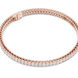 Oval cut lab grown diamond tennis bracelet in yellow gold white gold and rose gold with elegant luxury diamond setting