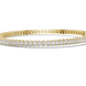 Oval cut lab grown diamond tennis bracelet in yellow gold white gold and rose gold with elegant luxury diamond setting