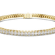 Oval cut lab grown diamond tennis bracelet in yellow gold white gold and rose gold with elegant luxury diamond setting
