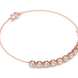 Minimal round lab grown diamond chain bracelet in yellow gold white gold and rose gold with elegant fine jewelry styling