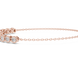Minimal round lab grown diamond chain bracelet in yellow gold white gold and rose gold with elegant fine jewelry styling