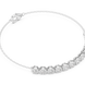 Minimal round lab grown diamond chain bracelet in yellow gold white gold and rose gold with elegant fine jewelry styling