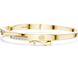 Twisted lab grown diamond bangle bracelet in yellow gold white gold and rose gold with modern crossover diamond design