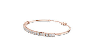 Classic Round Diamond Tennis Bracelet in Rose Gold