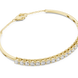 Open cuff lab grown diamond bangle bracelet in yellow gold white gold and rose gold with sleek modern diamond design