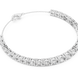 Graduated lab grown diamond tennis bracelet in yellow gold white gold and rose gold with round brilliant diamond design