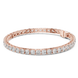Cushion cut lab grown diamond tennis bracelet in yellow gold white gold and rose gold with luxury diamond setting
