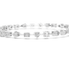 Multi shape lab grown diamond tennis bracelet with round heart oval pear and emerald cut diamonds in gold variations