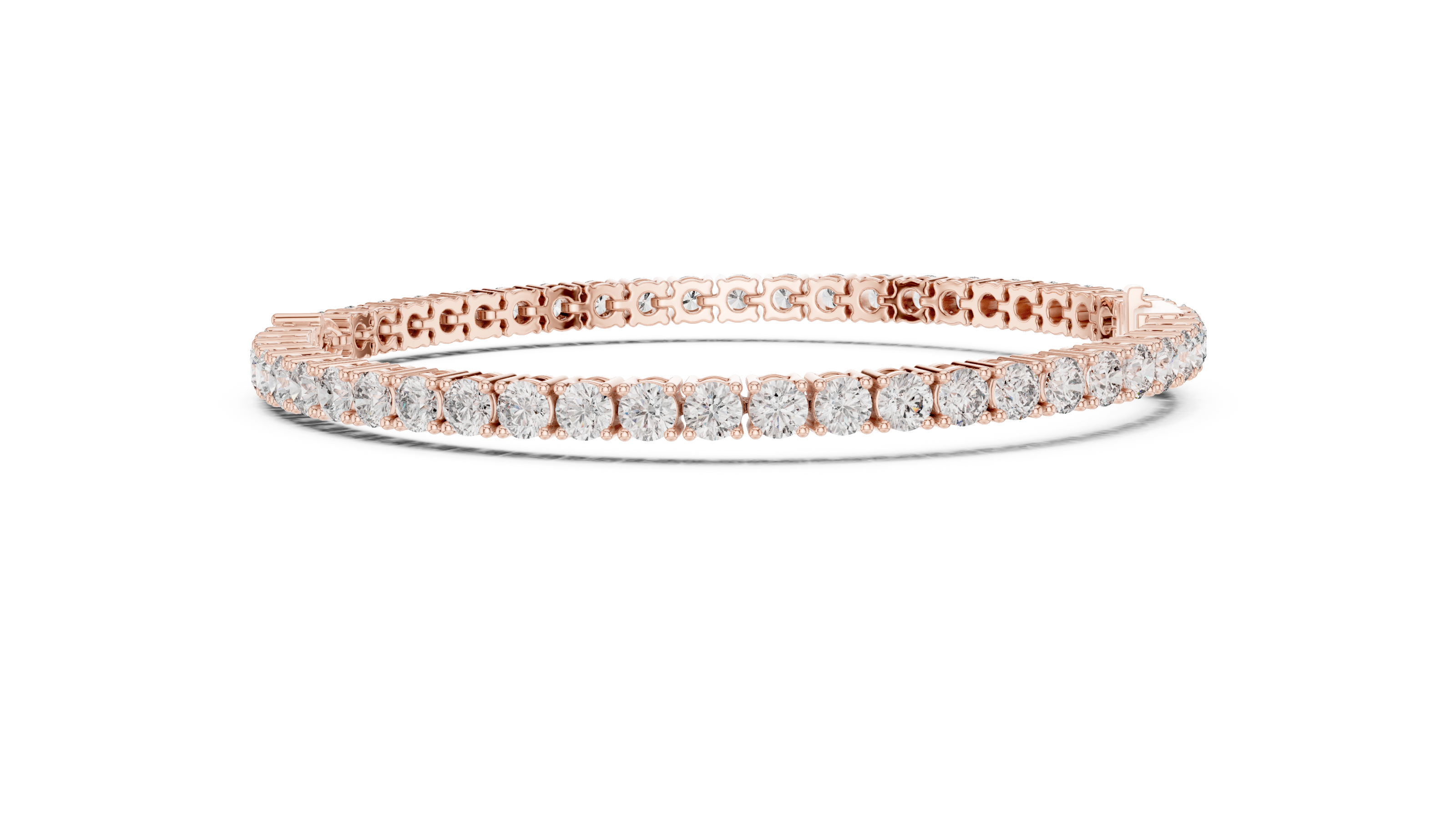 Pear accent lab grown diamond tennis bracelet with round diamonds and central pear cut diamond in gold variations