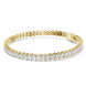 Marquise cut lab grown diamond tennis bracelet in yellow white and rose gold with elegant elongated diamond design