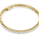 Marquise cut lab grown diamond tennis bracelet in yellow white and rose gold with elegant elongated diamond design