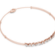 Contemporary multi shape lab grown diamond chain bracelet with pear oval marquise and emerald cut diamonds in yellow white and rose gold