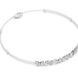 Contemporary multi shape lab grown diamond chain bracelet with pear oval marquise and emerald cut diamonds in yellow white and rose gold