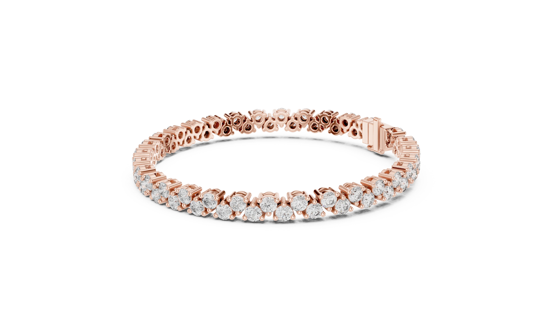 Classic Double Row Tennis Bracelet