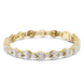 Luxury marquise and pear diamond tennis bracelet in gold with lab grown diamonds by Signora Jewels