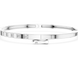 Minimal round diamond bangle bracelet in gold with delicate lab grown diamonds by Signora Jewels