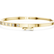 Minimal round diamond bangle bracelet in gold with delicate lab grown diamonds by Signora Jewels
