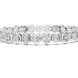 Diamond bracelet on a white background