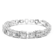 Diamond bracelet on a white background
