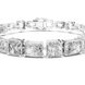 Diamond bracelet on a white background