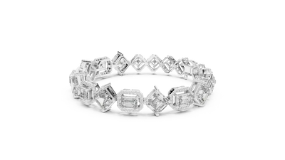 Diamond  with a white background