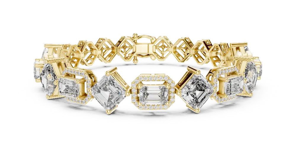 Diamond with a white background