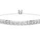 Diamond bracelet on a white background