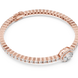 Diamond bracelet on a white background